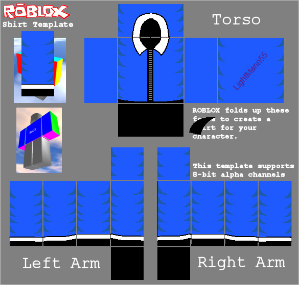 roblox jacket template