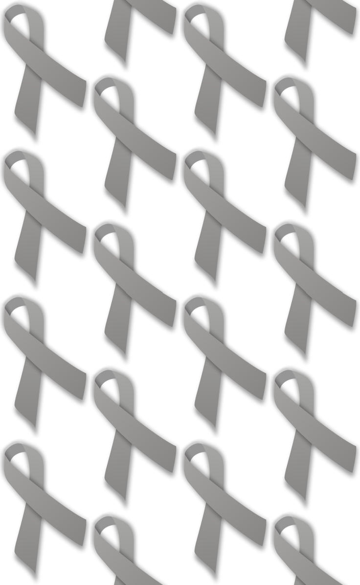 Brain Tumor Cancer Ribbon drawing free image download