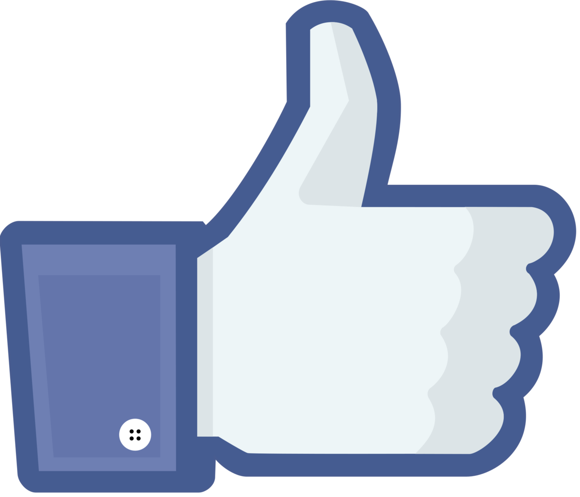??llustration of Like Us Facebook Logo free image download