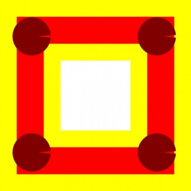 Block symbol. Желто красный значок. Иконка желтая красная. Желтый квадрат с красными руками.