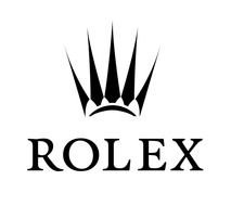 Black and white logo of ROLEX clipart