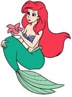 Ariel Little Mermaid Clip Art N7