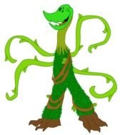 green monster with 4 arms