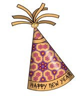 New Year Party Hats N2