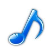 Blue Music Notes Clip Art N5