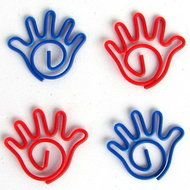 Body Organ Shape Festival Category Paper Clips In Pape Card