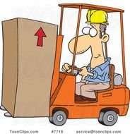 Fork Lift Cartoon N3