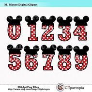 Mickey Mouse Signature Clip Art N2