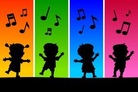 Clip art of Music And Movement Preschool
