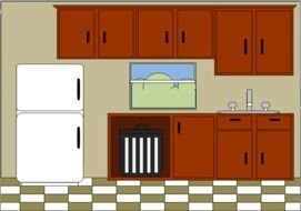 Kitchen as a picture for clipart