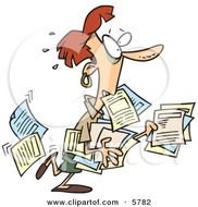 Frazzled Clip Art