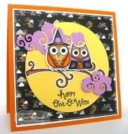 Owl O Ween With Coordinating Dies