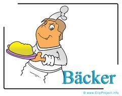Bildtitel B aumlcker Clipart Bild Free