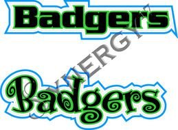 Badger Mascot Clip Art N2