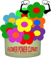 Flower Power Clip Art N7