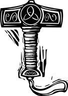 Thor's Hammer as a picture for clipart