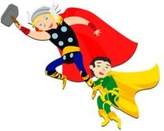 Katamari And Loki By as a picture for a clipart