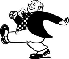 Cartoon People Walking Clip Art N13