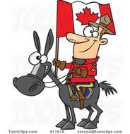 Canadian Mountie Cartoon