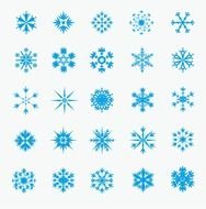 Snow Flakes Ice Crystals
