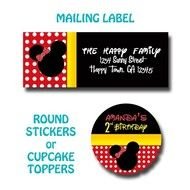 Minnie Mouse Bow Stencil Printable