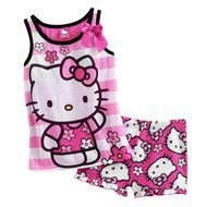 Hello Kitty, pink top and pants for child girl