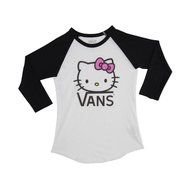 sweater for girls with a pattern in the form of a kitty