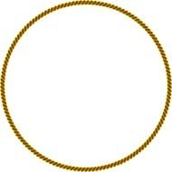 Rope Circle Border Clip Art