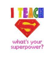 logo for a super teacher
