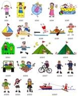 Stick Figure set drawing