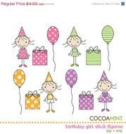 February Birthday Clip Art N2