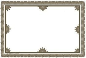 Clip art of Certificate Border