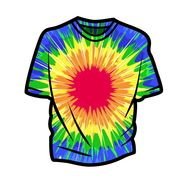 Tie Dye Shirt Clip Art N4