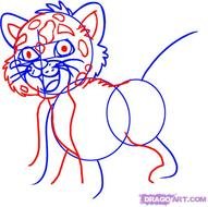 How To Draw Baby Jaguar
