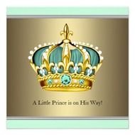 Prince Baby Shower Invitations