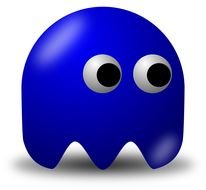 blue Pac Man
