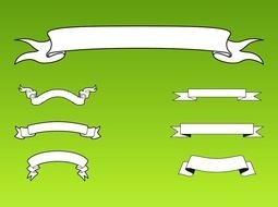 Clip art of Ribbons Banner