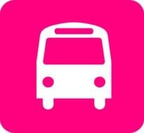 Pink Bus Clip Art