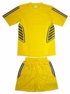 Clip art of yellow Soccer uniform