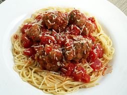 pasta with meatballs