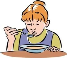 People Eating Breakfast Clip Art Free