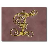 Fancy Monogram Letter D