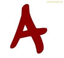 Printable Blue Alphabet Letters