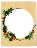 christmas frame as graphic illustration