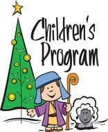 christmas drawing with christmas tree