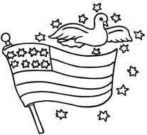 Fourth Of July 4th Coloring Pages