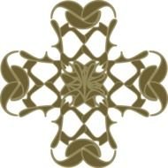 Brown Cross Clip Art N3