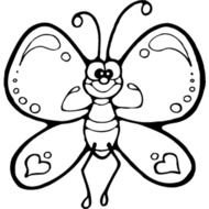 Butterfly Coloring Pages N4