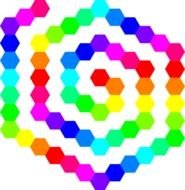 Hexagon Clip Art N11
