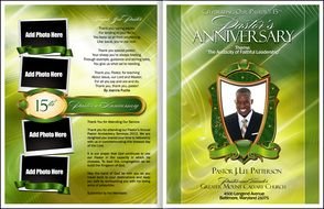 Pastor Anniversary Logo Clipart